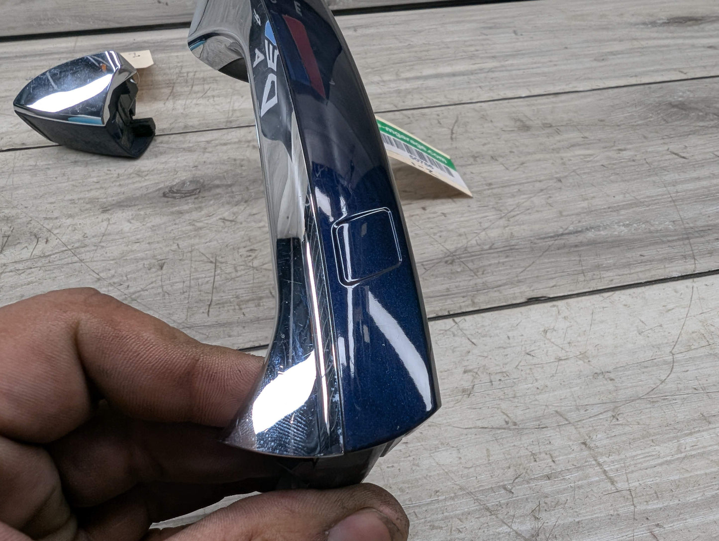 OEM Mercedes W204 W207 W212 W218 Right Passenger Door Handle COMFORT ACCESS Blue