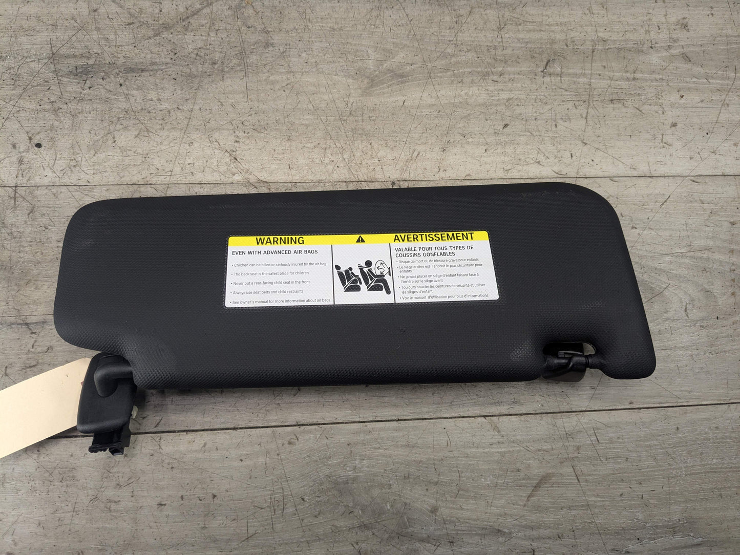18-24 OEM BMW G01 G02 F97 F98 X3 X4 Left Driver Side Sun Visor Anthracite Black