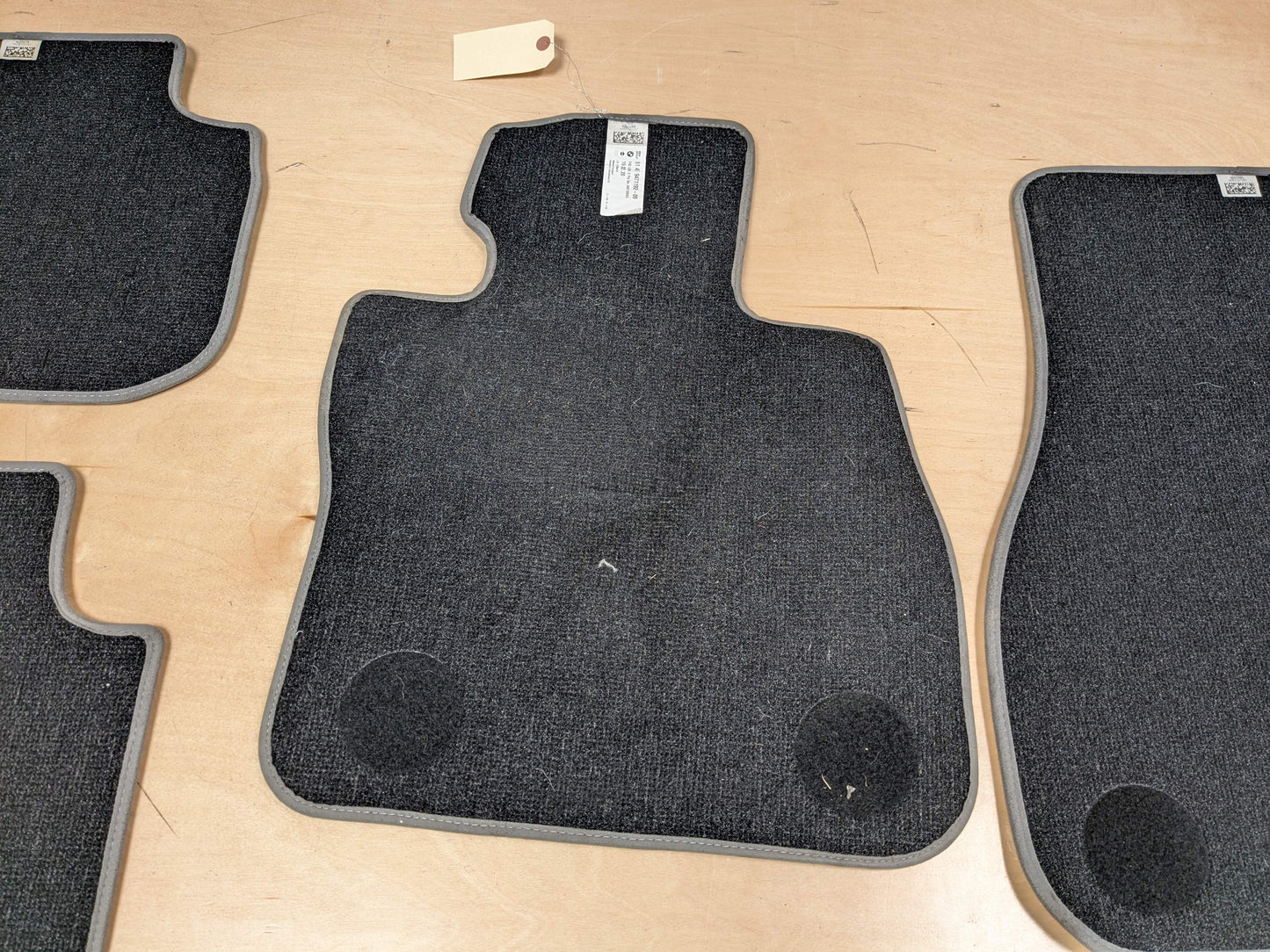 OEM BMW F44 228 M235 Front Rear Left Right Carpet Floor Mats Black SET