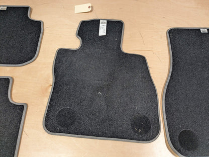 OEM BMW F44 228 M235 Front Rear Left Right Carpet Floor Mats Black SET