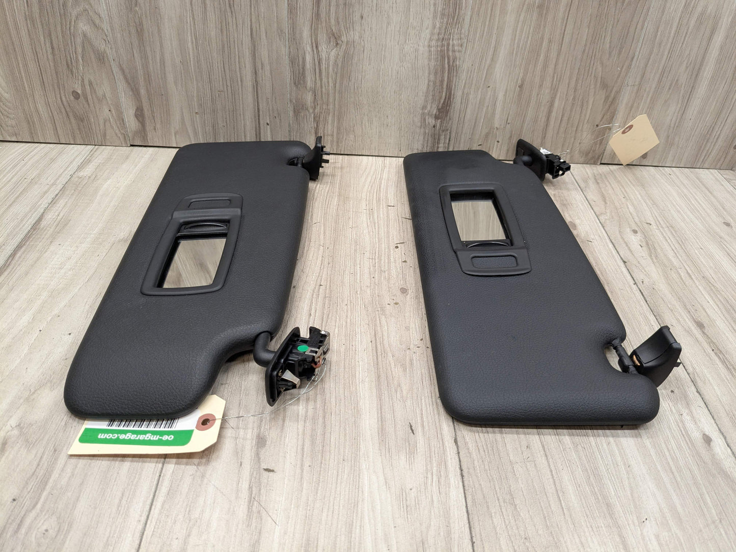 16-22 OEM BMW F48 X1 28i 28iX Left Driver Right Passenger Sun Visors SET Black
