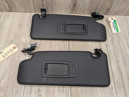 16-22 OEM BMW F48 X1 28i 28iX Left Driver Right Passenger Sun Visors SET Black