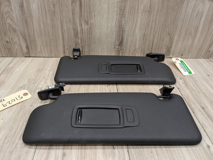16-22 OEM BMW F48 X1 28i 28iX Left Driver Right Passenger Sun Visors SET Black