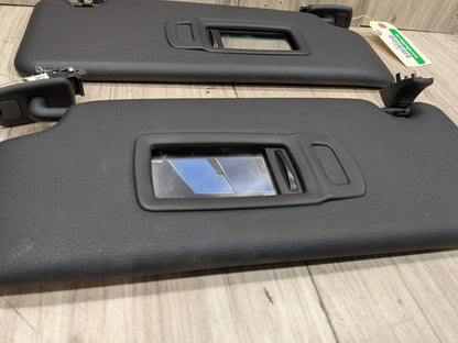 16-22 OEM BMW F48 X1 28i 28iX Left Driver Right Passenger Sun Visors SET Black