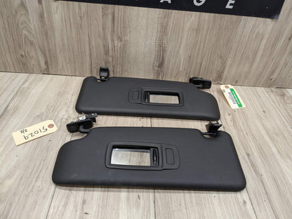 16-22 OEM BMW F48 X1 28i 28iX Left Driver Right Passenger Sun Visors SET Black
