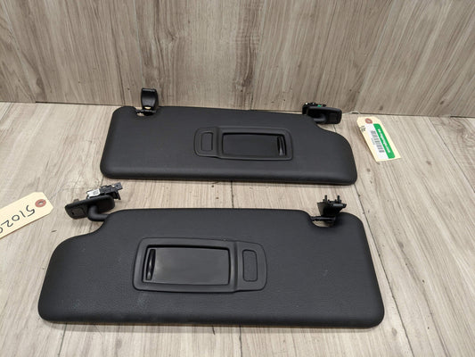 16-22 OEM BMW F48 X1 28i 28iX Left Driver Right Passenger Sun Visors SET Black