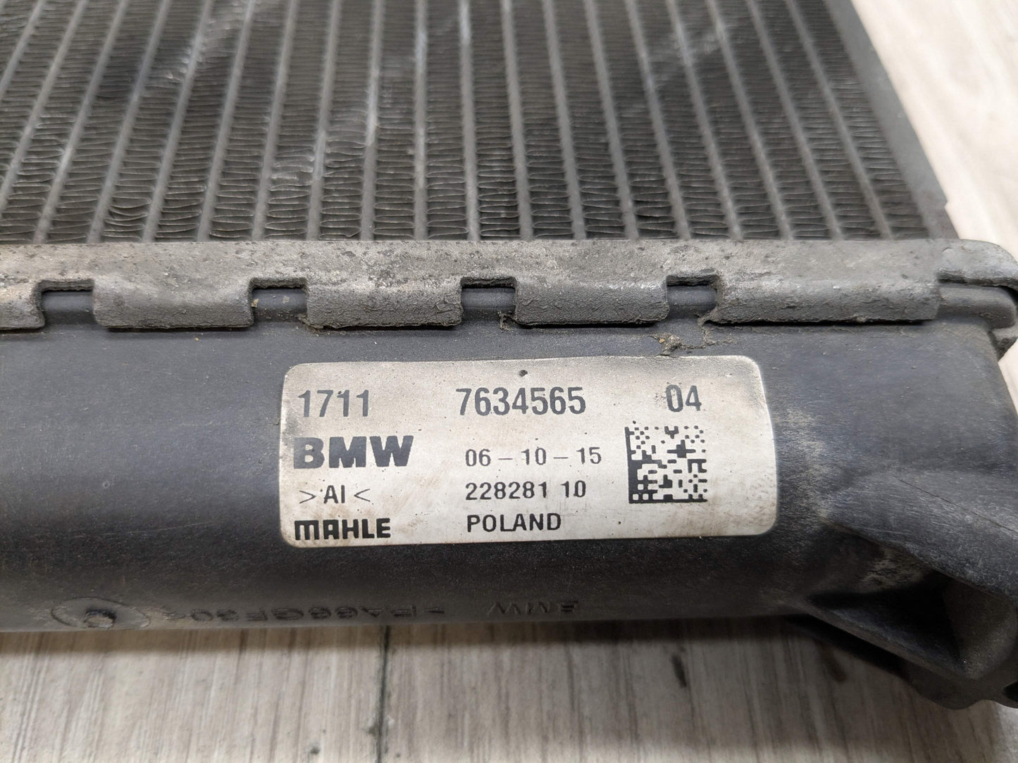 OEM BMW F39 F44 F48 X1 X2 Engine B46 B48 Secondary Auxiliary Coolant Radiator