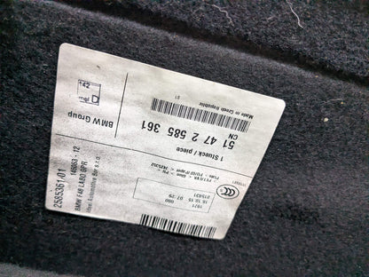 16-22 OEM BMW F48 X1 Tailgate Floor Mat Carpet Cargo Carpet Storage Spare Cover