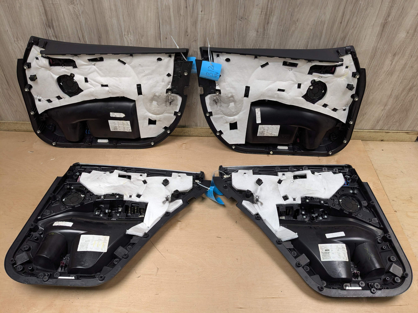 *OEM BMW F97 G01 X3 X3M Front Rear Left Right Door Panel Cards SET CARBON FIBER