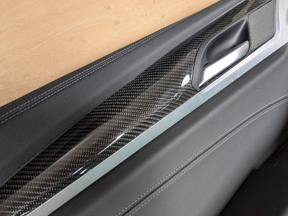 *OEM BMW F97 G01 X3 X3M Front Rear Left Right Door Panel Cards SET CARBON FIBER