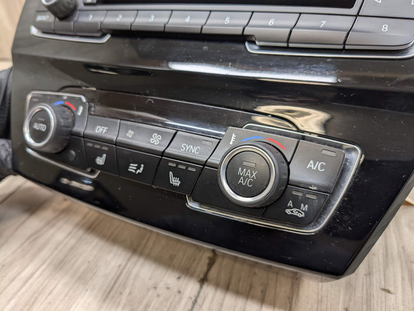 16-23 OEM BMW F39 F48 X1 X2 AC Switch Heater Climate Control Radio Media Button