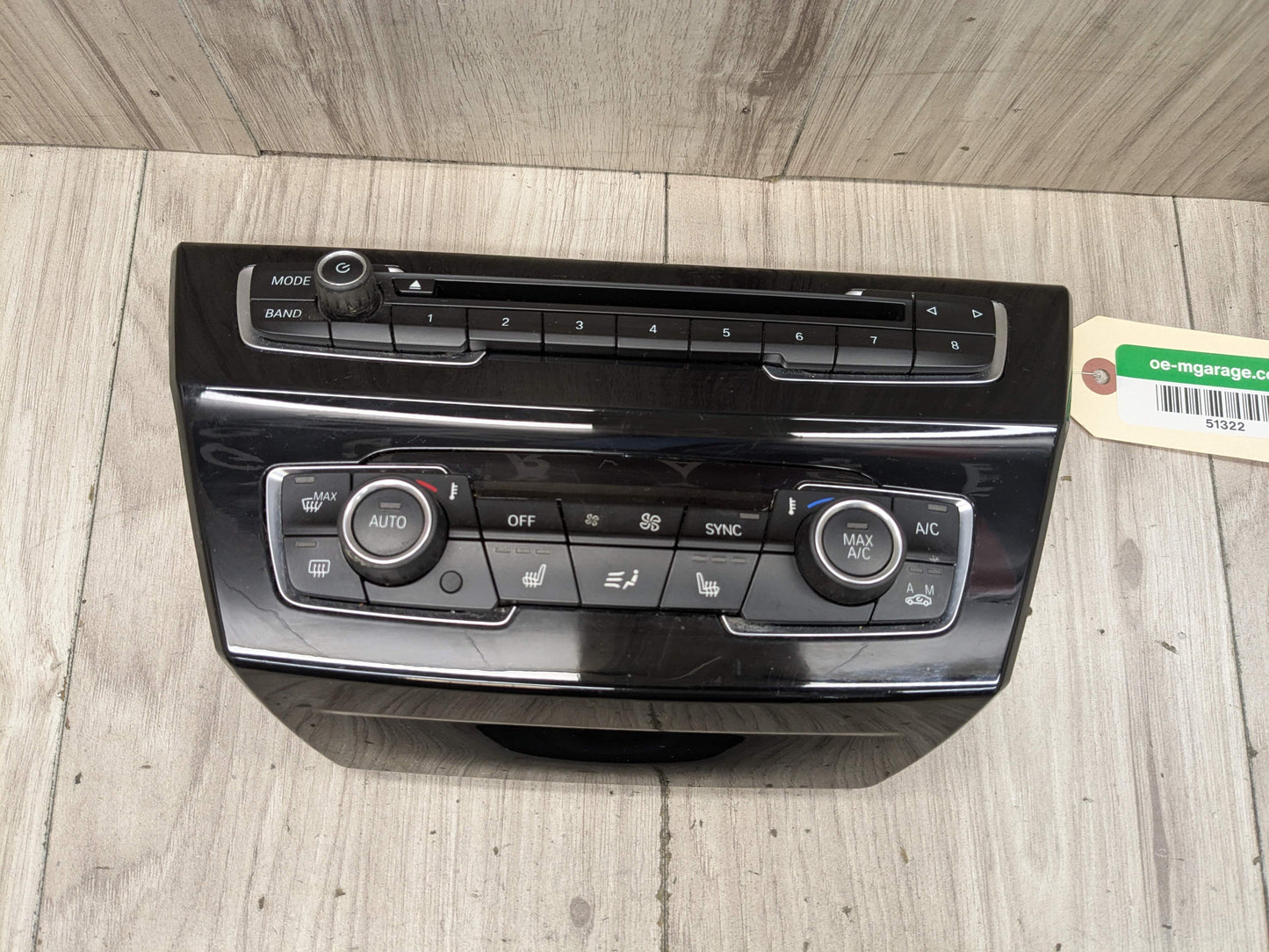 16-23 OEM BMW F39 F48 X1 X2 AC Switch Heater Climate Control Radio Media Button