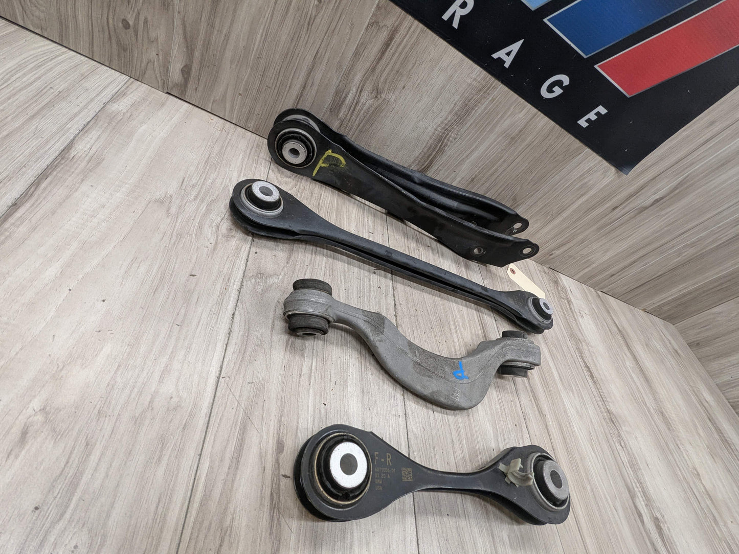 18-24 OEM BMW G01 G02 X3 X4 REAR Right Passenger Upper Lower Control Arm SET