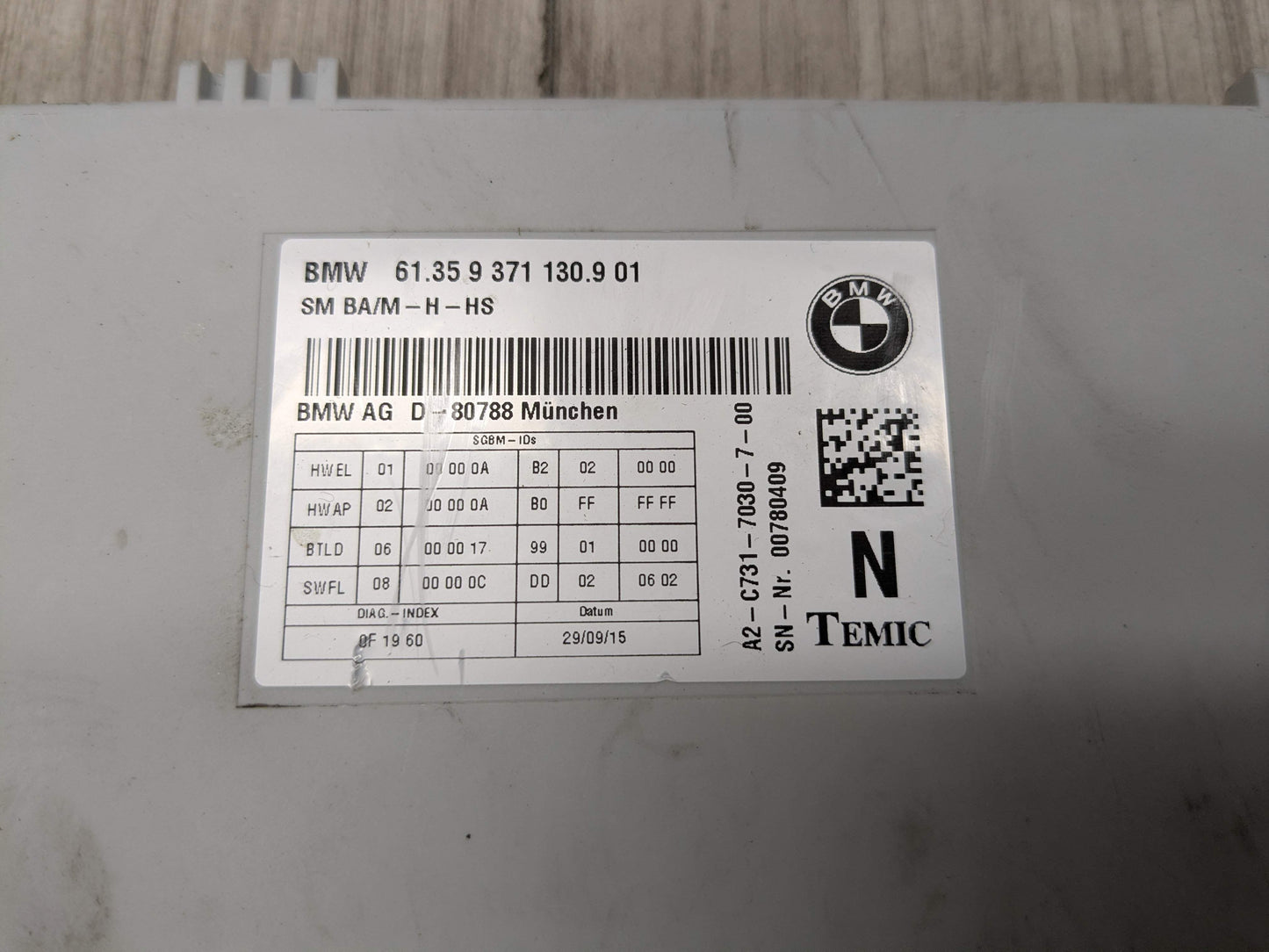 OEM BMW F15 F22 F30 F32 F36 F80 F82 M3 M4 Front Left Right Seat Control Module