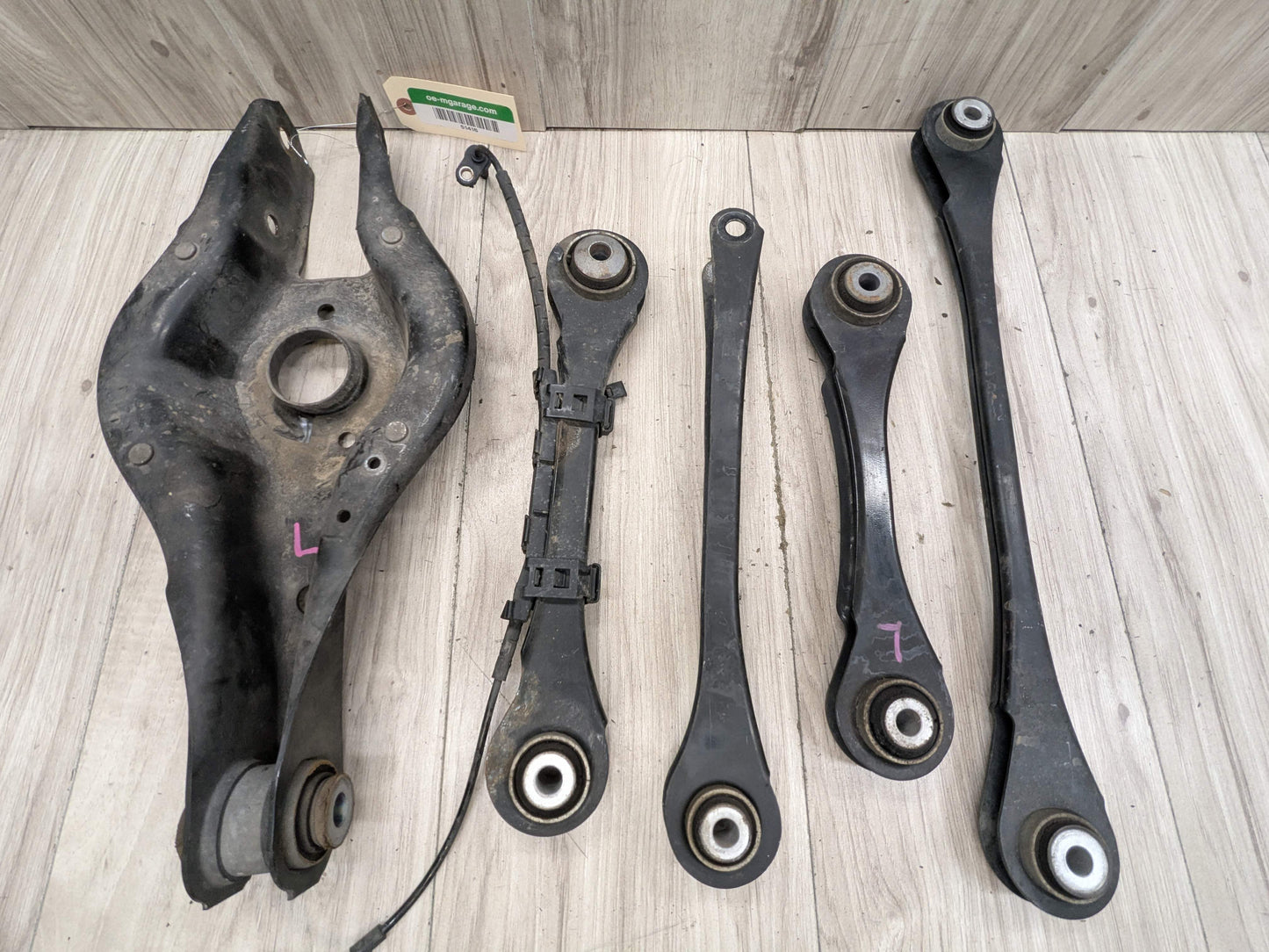 OEM BMW F22 F23 F30 F32 F33 F36 Rear Left Driver Upper Lower Control Arm SET