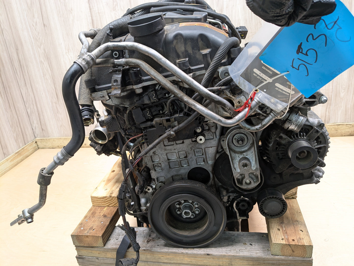 14-16 OEM BMW F30 F32 F36 RWD Long Block N55 COMPLETE ENGINE MOTOR 169k EWG Ran!