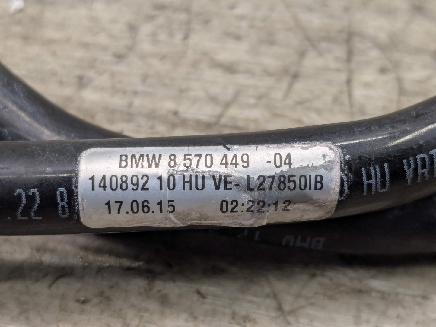 16-20 OEM BMW F22 F23 F30 F32 F33 F34 F36 Transmission Oil Cooler lines B46 B58