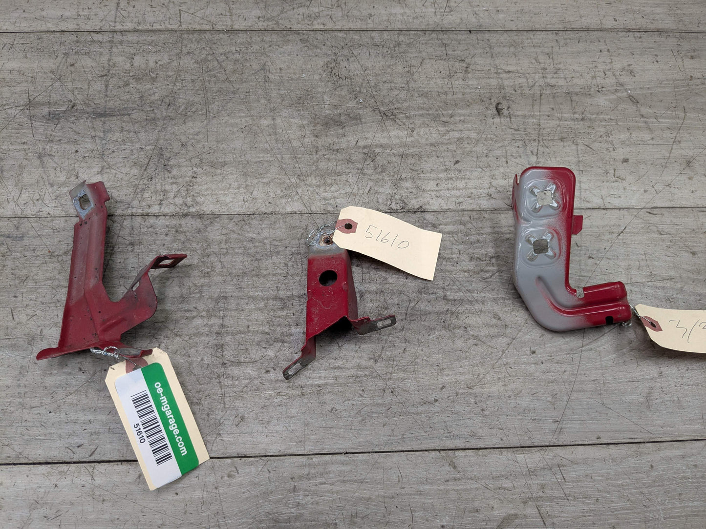 OEM BMW F30 F32 F33 F36 Front Right Passenger Fender Wing Holder Bracket SET