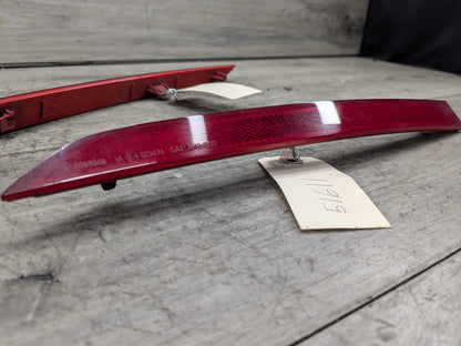 12-18 OEM BMW F30 F31 F34 Rear Bumper Left Right Side Marker Light Reflector SET