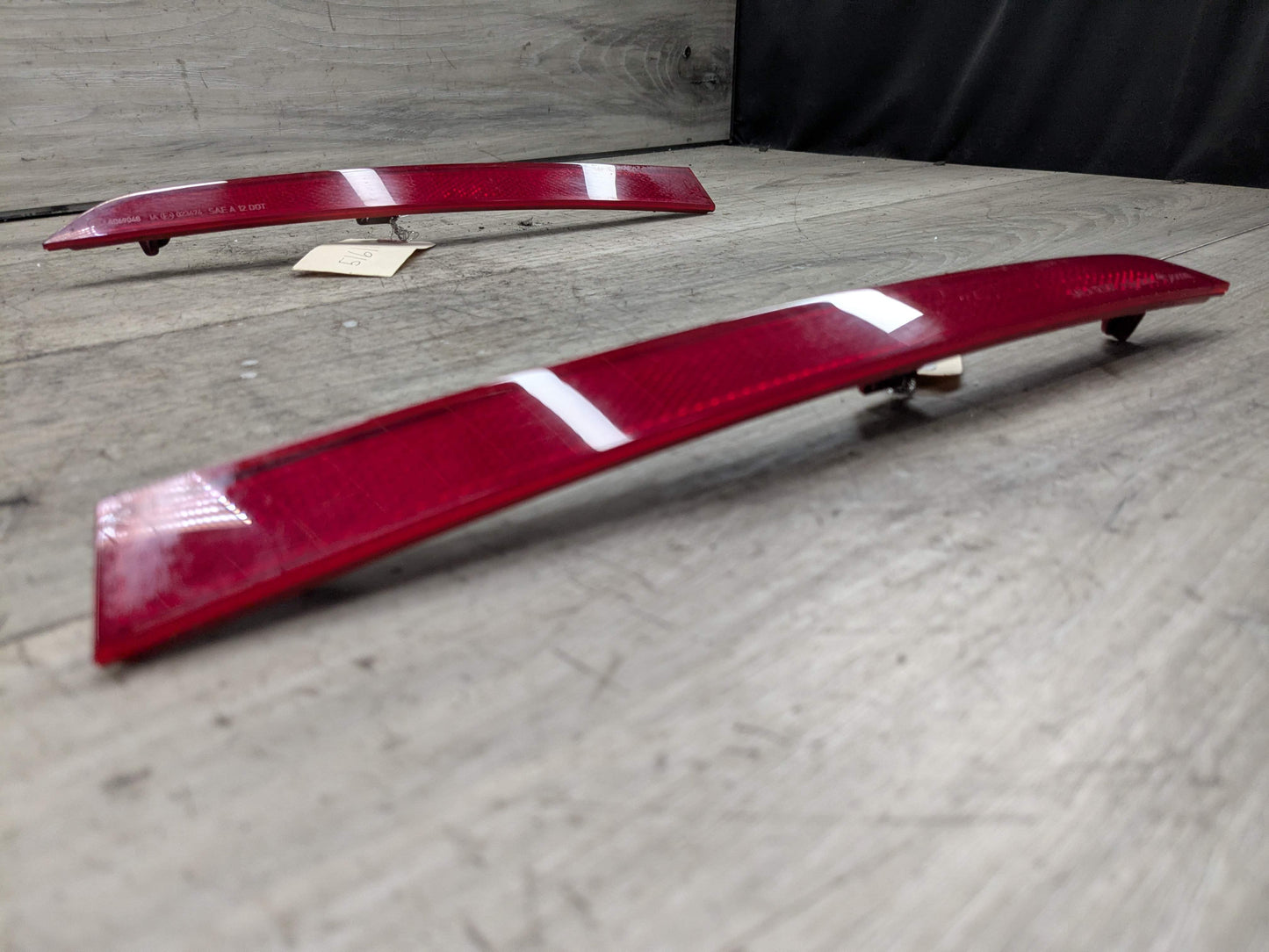 12-18 OEM BMW F30 F31 F34 Rear Bumper Left Right Side Marker Light Reflector SET