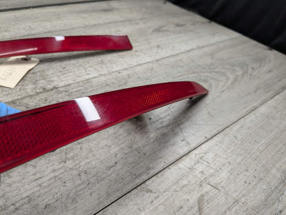 12-18 OEM BMW F30 F31 F34 Rear Bumper Left Right Side Marker Light Reflector SET