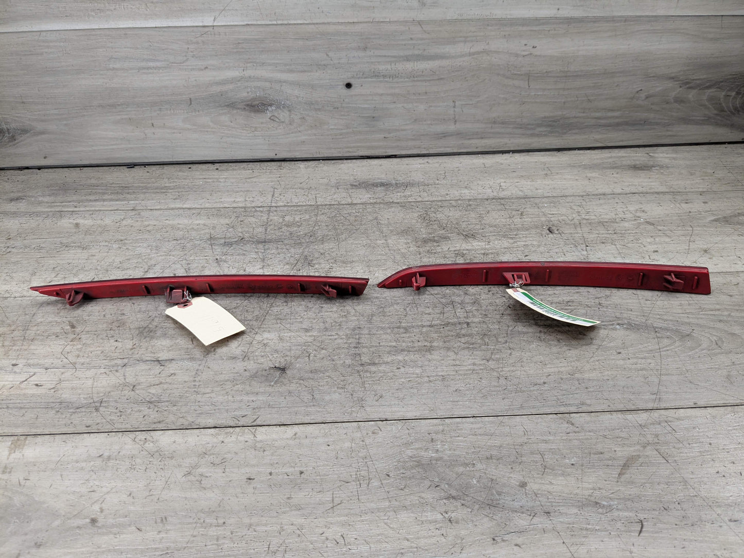 12-18 OEM BMW F30 F31 F34 Rear Bumper Left Right Side Marker Light Reflector SET