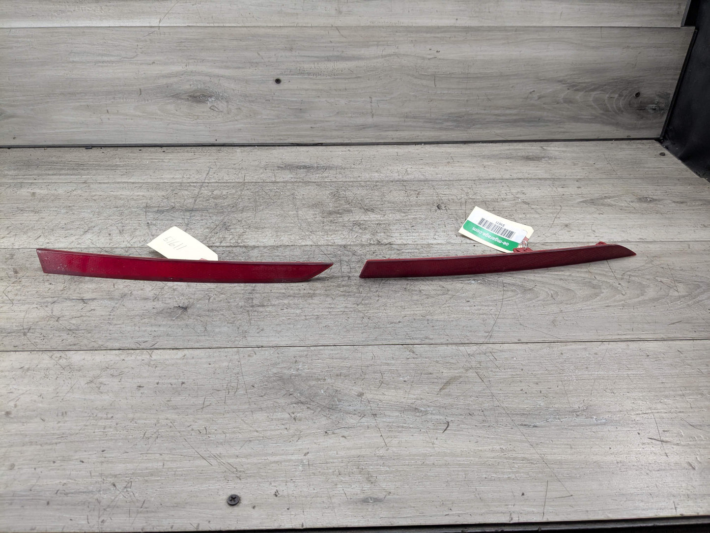 12-18 OEM BMW F30 F31 F34 Rear Bumper Left Right Side Marker Light Reflector SET