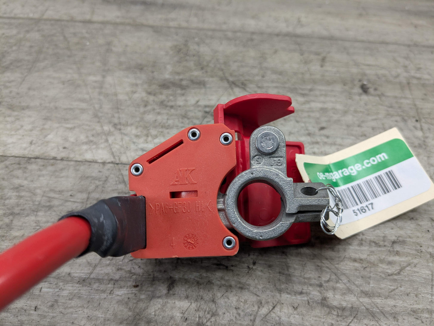 12-20 OEM BMW F30 F32 F34 F80 F82 Battery Plus Pole Terminal Positive Red Cable