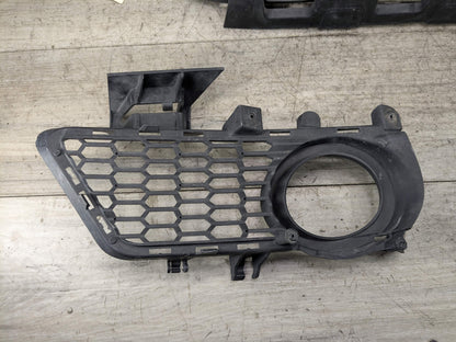 12-18 OEM BMW F30 340 M SPORT Front Left Right Center Bumper Lower Grille Black