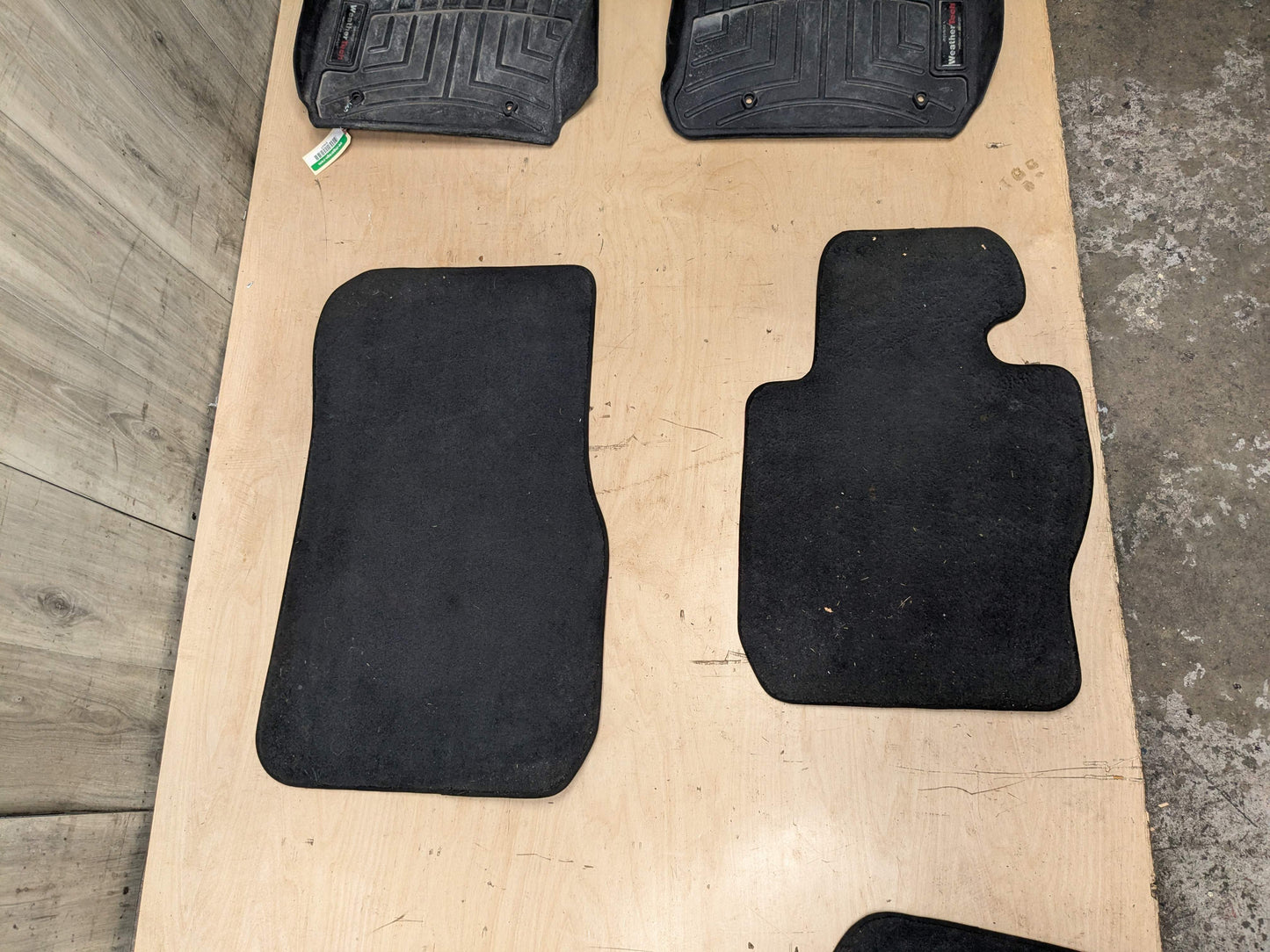 OEM BMW F34 340 Front Rear Left Right Carpet All Weather Floor Mats Black SET