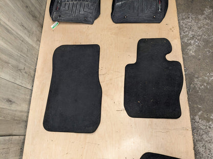 OEM BMW F34 340 Front Rear Left Right Carpet All Weather Floor Mats Black SET