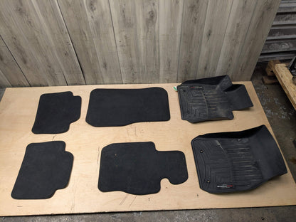OEM BMW F34 340 Front Rear Left Right Carpet All Weather Floor Mats Black SET