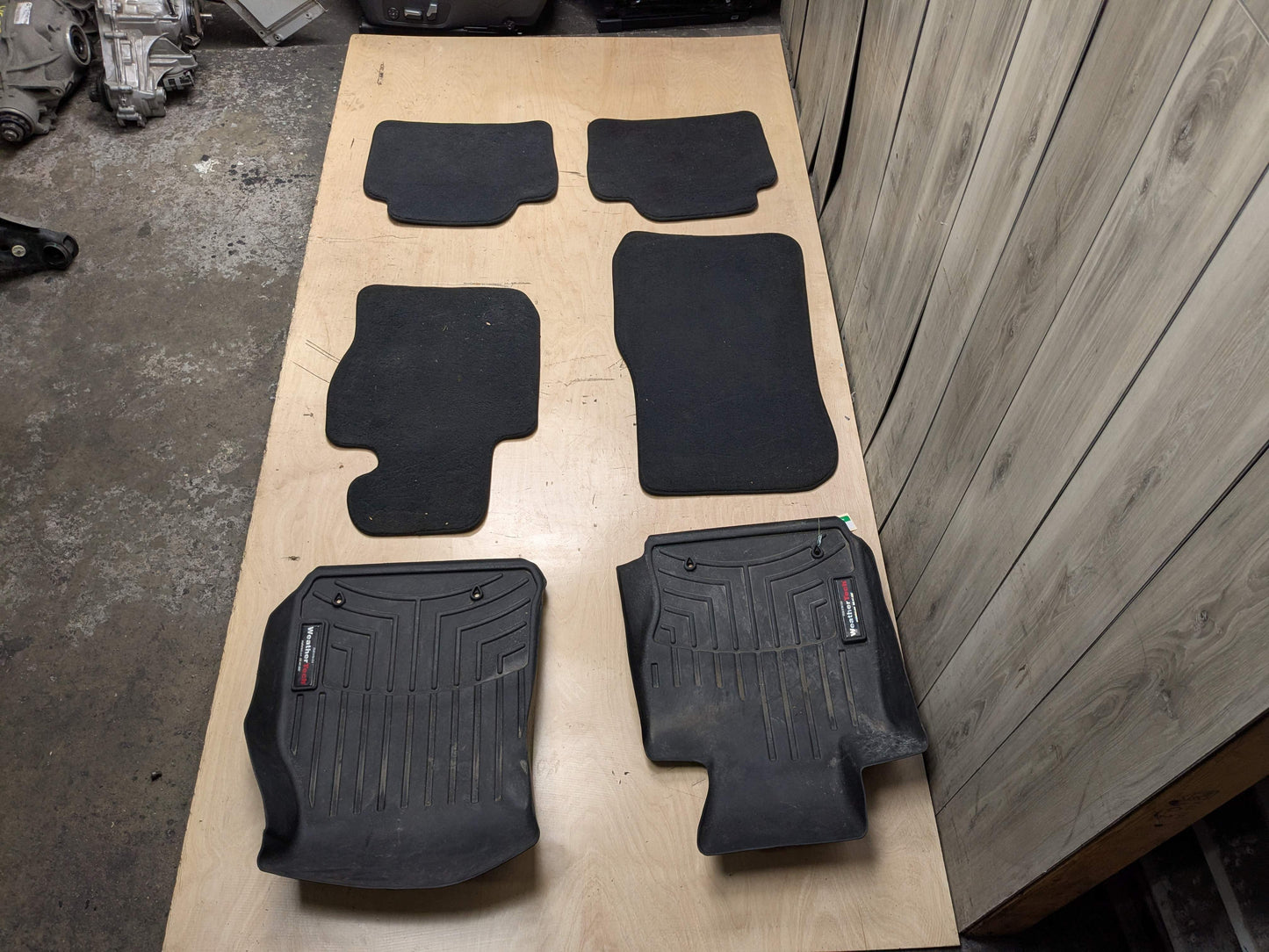 OEM BMW F34 340 Front Rear Left Right Carpet All Weather Floor Mats Black SET