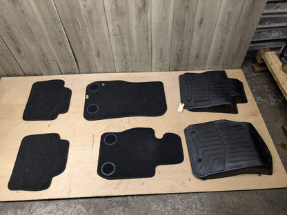 OEM BMW F34 340 Front Rear Left Right Carpet All Weather Floor Mats Black SET