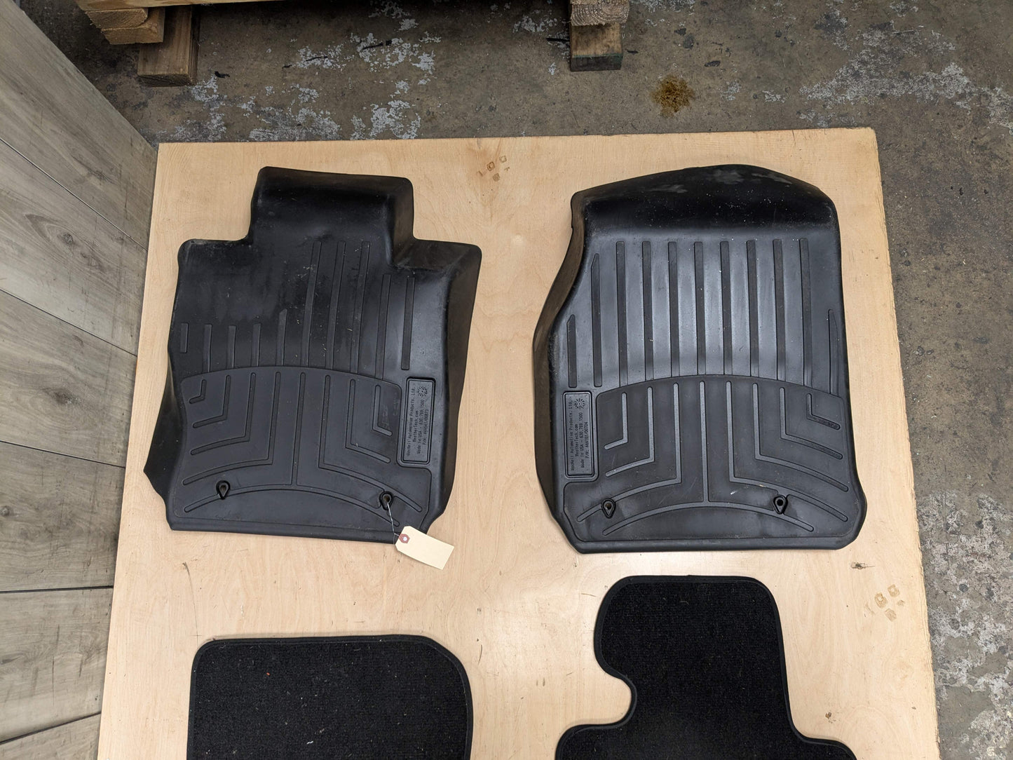 OEM BMW F34 340 Front Rear Left Right Carpet All Weather Floor Mats Black SET