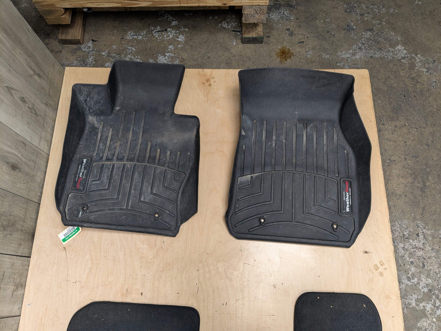 OEM BMW F34 340 Front Rear Left Right Carpet All Weather Floor Mats Black SET