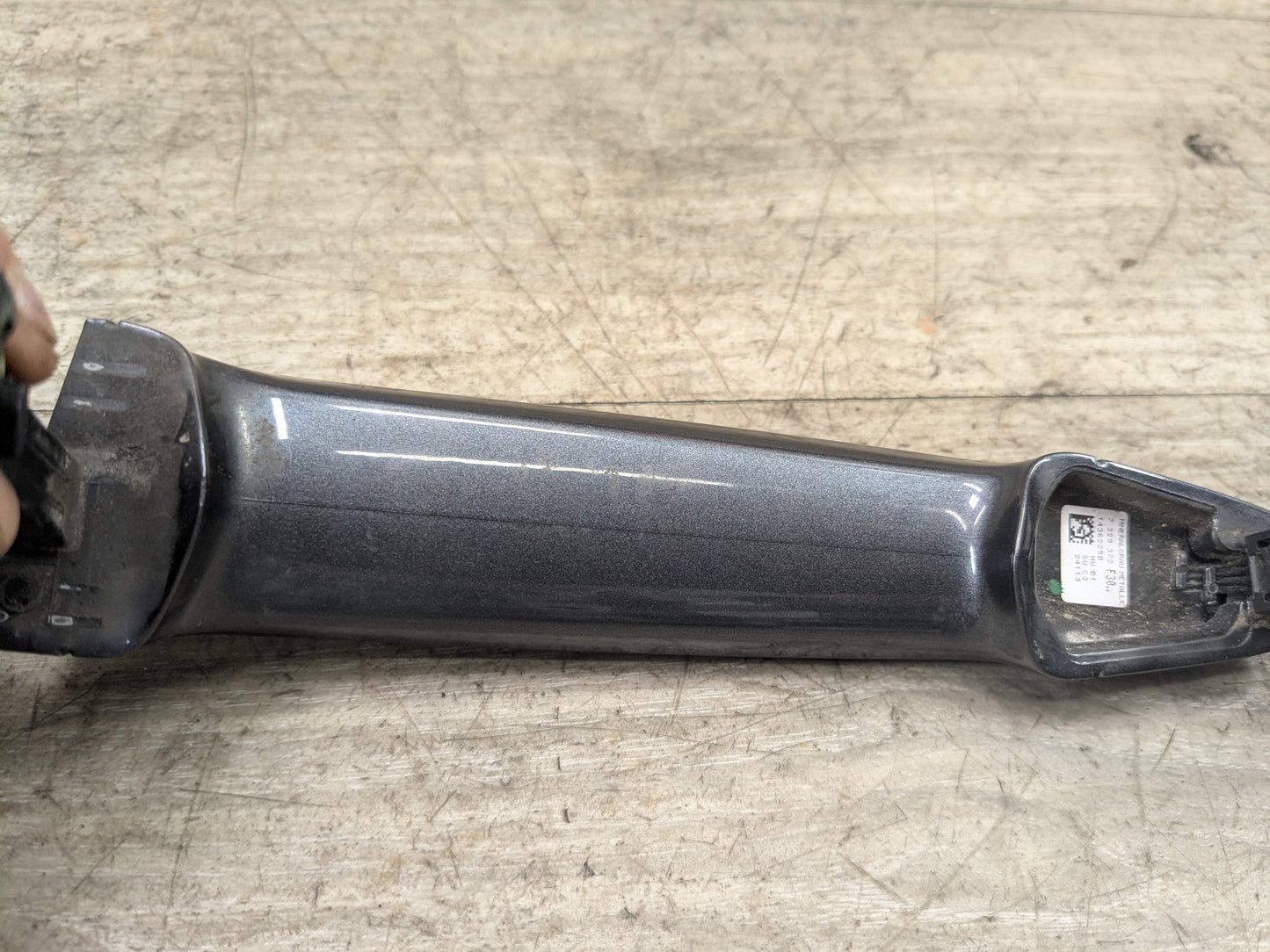 12-18 OEM BMW F30 F32 F80 Front Right Passenger Door Handle COMFORT ACCESS Gray