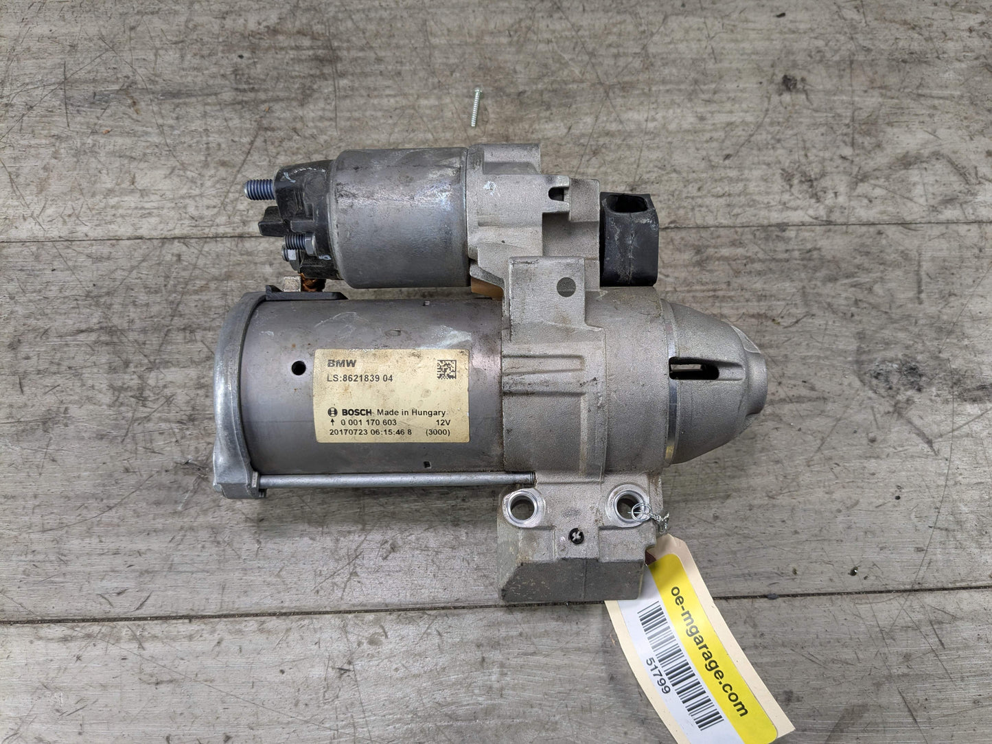 16-21 OEM BMW F22 F30 F32 F33 F36 G01 G30 330 430 530 Engine B46 Starter Motor
