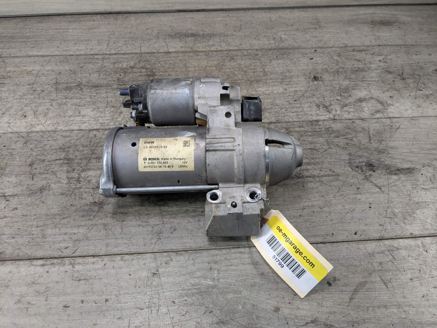 16-21 OEM BMW F22 F30 F32 F33 F36 G01 G30 330 430 530 Engine B46 Starter Motor