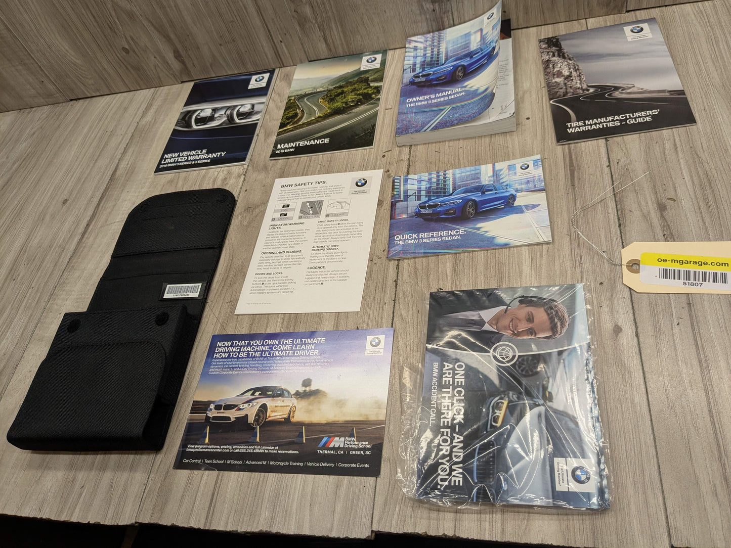 19-24 OEM BMW G20 330i Owners Manual Operator Hand Book w/ Case SET