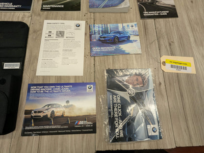 19-24 OEM BMW G20 330i Owners Manual Operator Hand Book w/ Case SET
