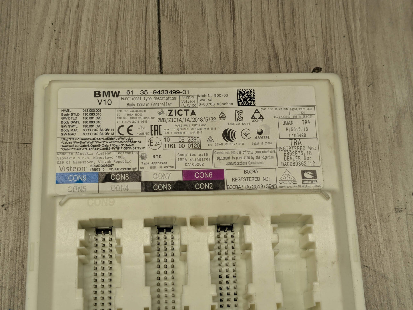 OEM BMW G01 G12 G20 G26 G30 F90 F97 BDC Body Domain Control Control Module Unit