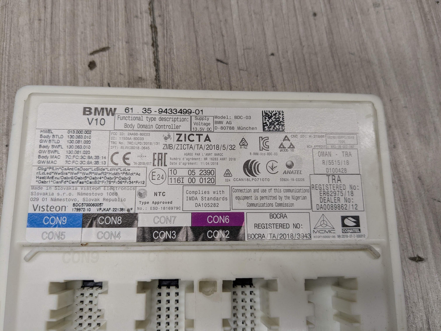OEM BMW G01 G12 G20 G26 G30 F90 F97 BDC Body Domain Control Control Module Unit