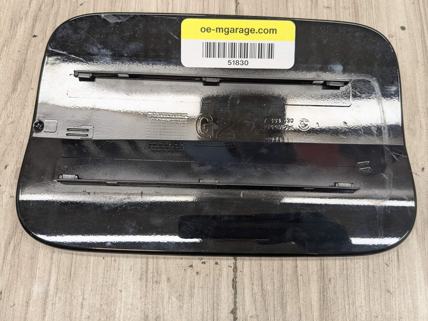 19-25 OEM BMW G20 G80 330 M340 M3 Rear Fuel Gas Tank Flap Lid Cover Cap Black