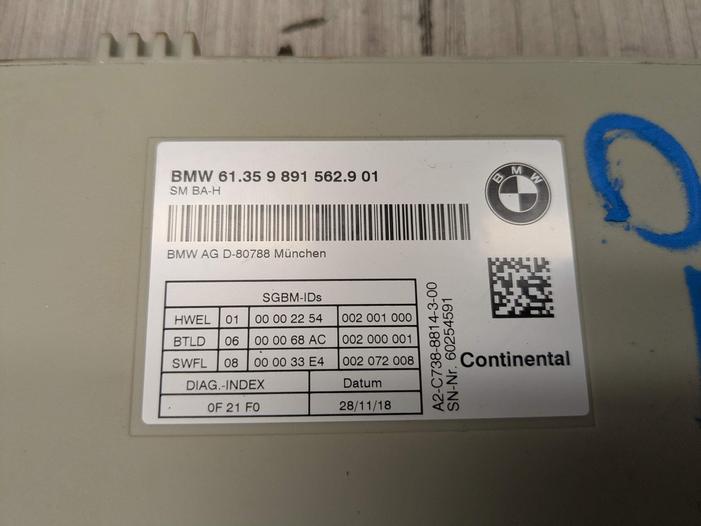 OEM BMW G01 G02 G05 G07 G12 G20 G29 G30 F90 Front Left Right Seat Control Module