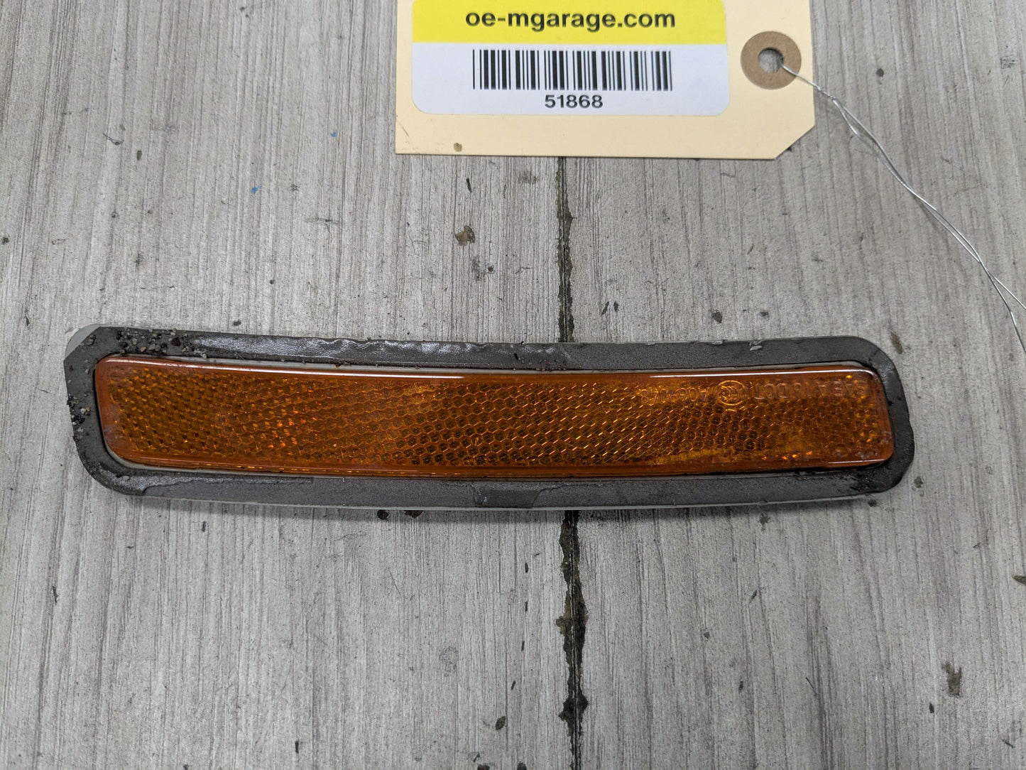 19-21 OEM BMW G01 X3 Front Bumper Left Driver Side Marker Light Reflector
