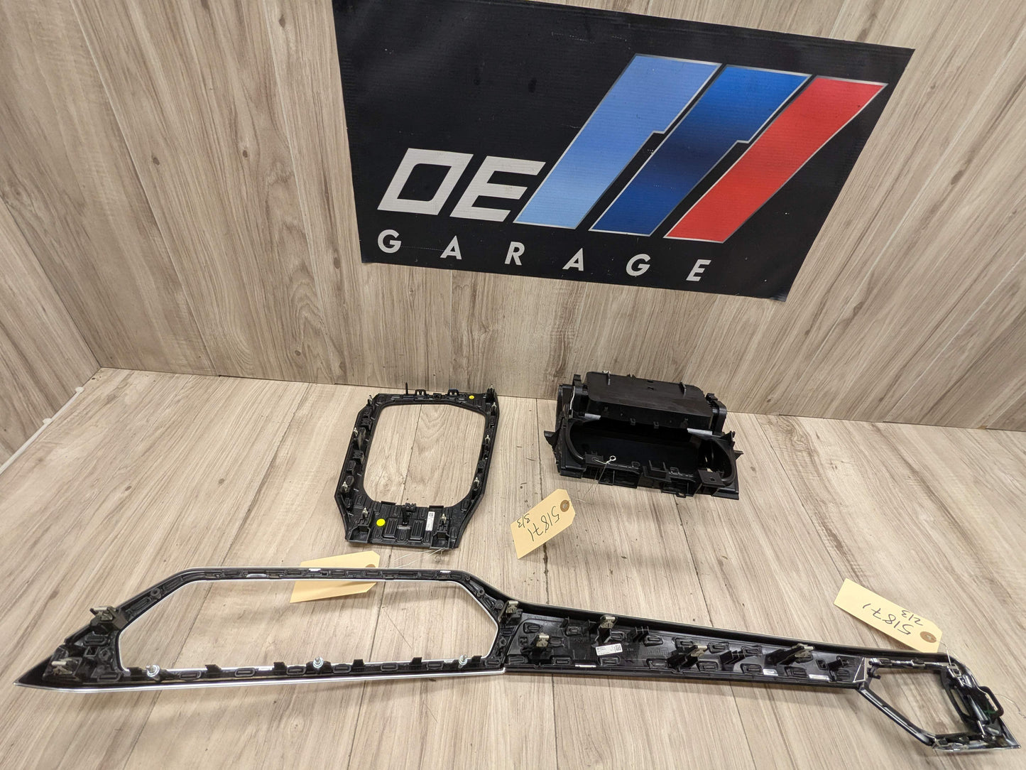 PRE-LCI OEM BMW G20 G22 G23 Interior Trim Center Dash Console Shifter Wood Trim