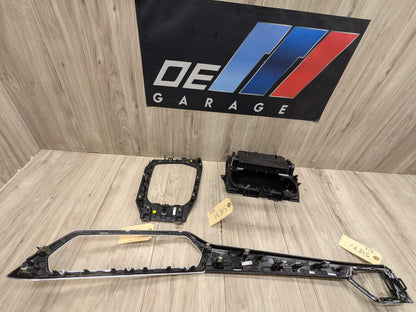 PRE-LCI OEM BMW G20 G22 G23 Interior Trim Center Dash Console Shifter Wood Trim