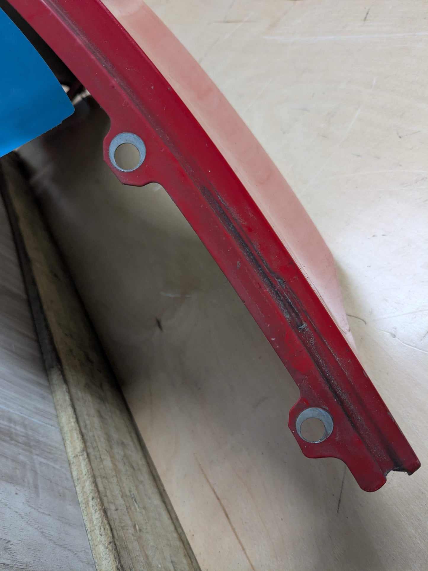96-02 OEM BMW E36 Z3 Rear Left Driver Bumper Quarter Panel Cover Red 314