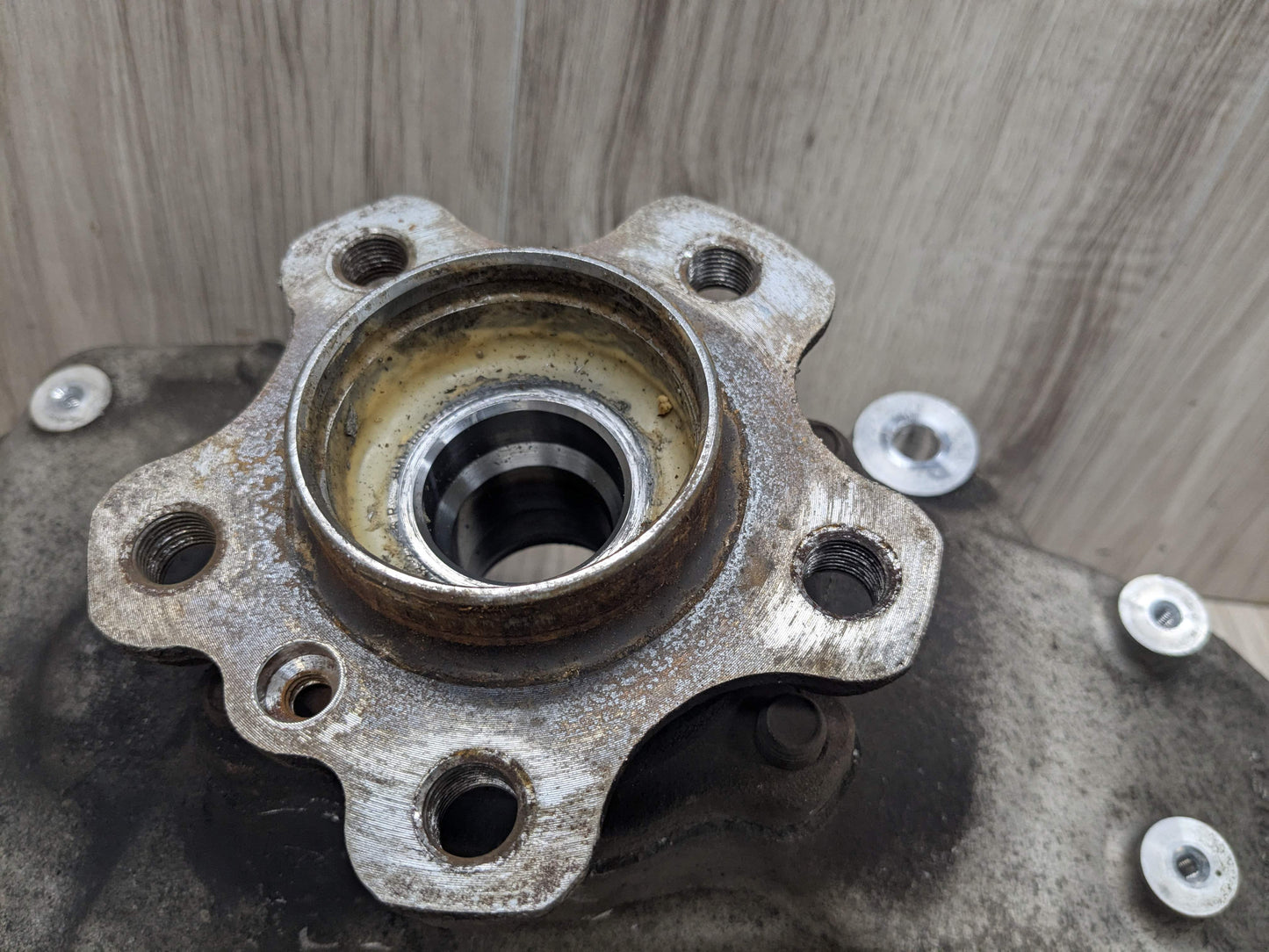 16-22 OEM BMW G11 G12 740 750 AWD Front Right Passenger Spindle Carrier Knuckle
